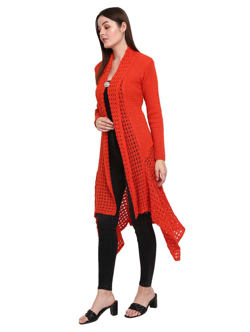 open front wool cardigan - 18687977 - Standard Image - 1