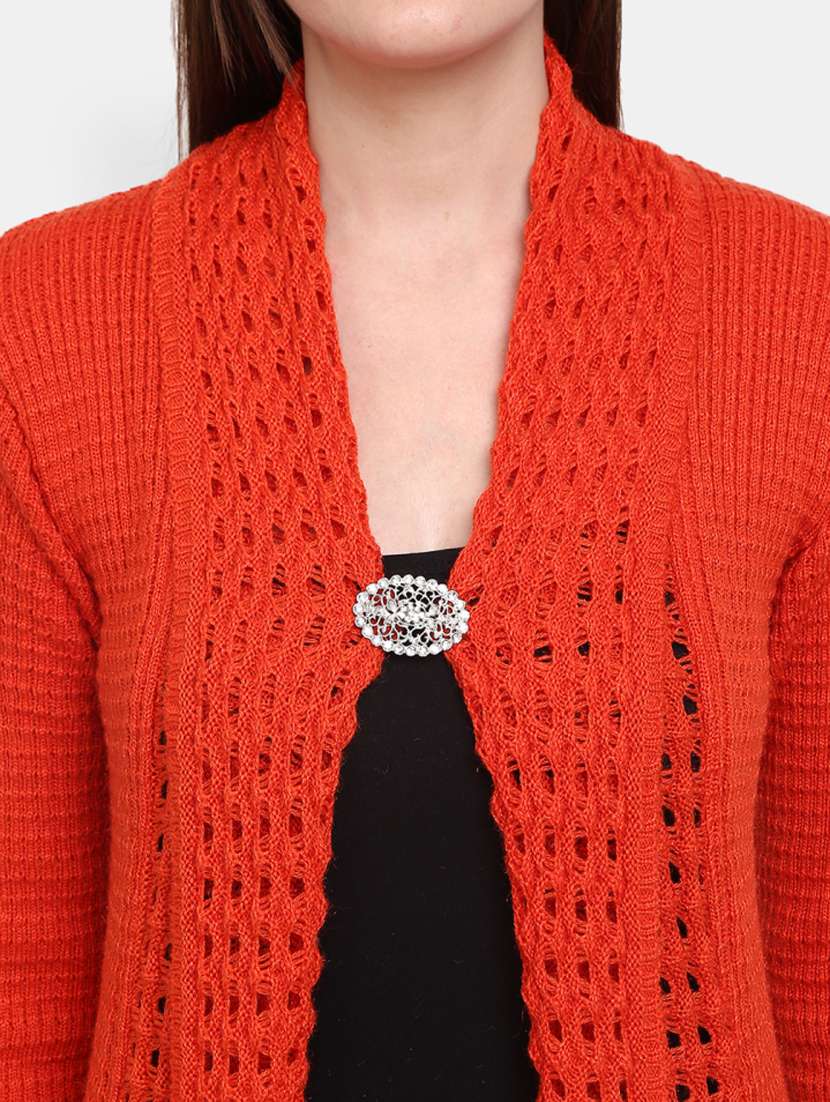 open front wool cardigan - 18687977 - Standard Image - 4