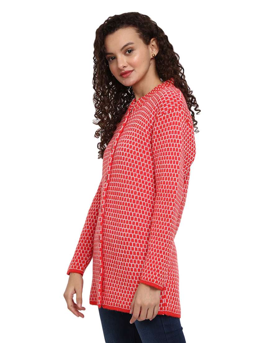 button up wool cardigan - 18687994 -  Standard Image - 1