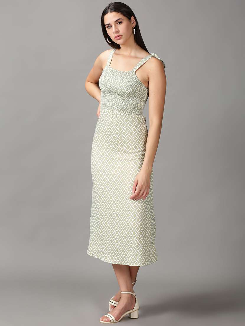 women's geometric dress - 18688457 - Standard Image - 1