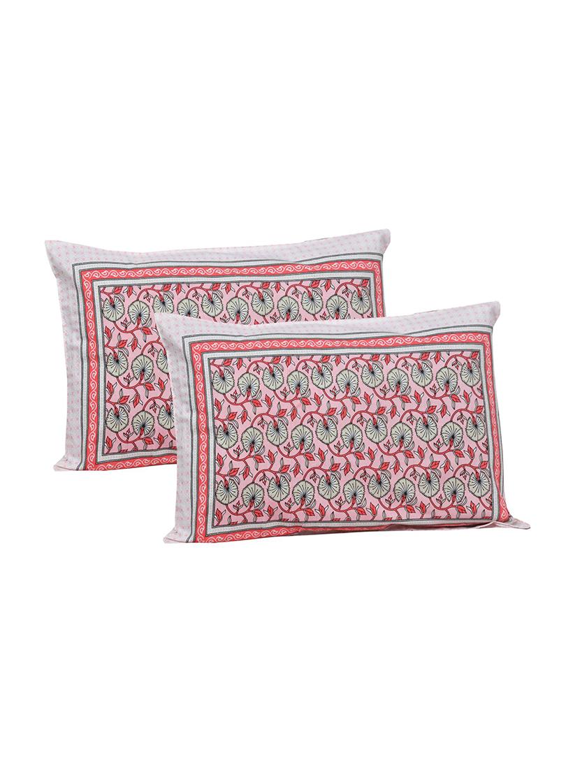 uniqchoice printed double bed sheet with 2 pillow cover - 18688491 - Standard Image - 1