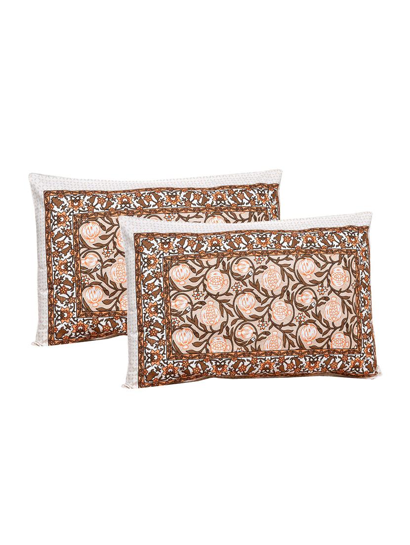 uniqchoice printed double bed sheet with 2 pillow cover - 18688499 - Standard Image - 1