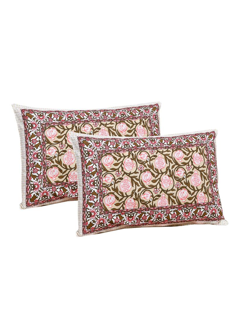 uniqchoice printed double bed sheet with 2 pillow cover - 18688500 -  Standard Image - 1