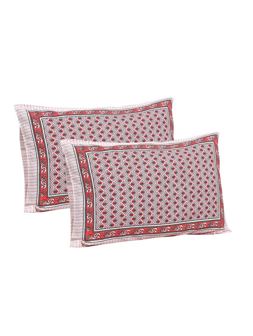 uniqchoice printed double bed sheet with 2 pillow cover - 18688507 -  Standard Image - 1