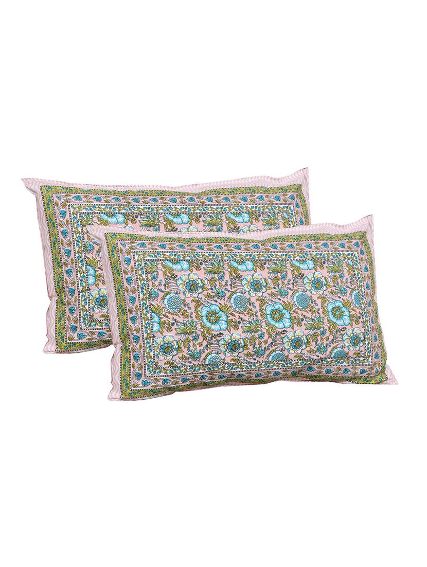 uniqchoice printed double bed sheet with 2 pillow cover - 18688525 - Standard Image - 1