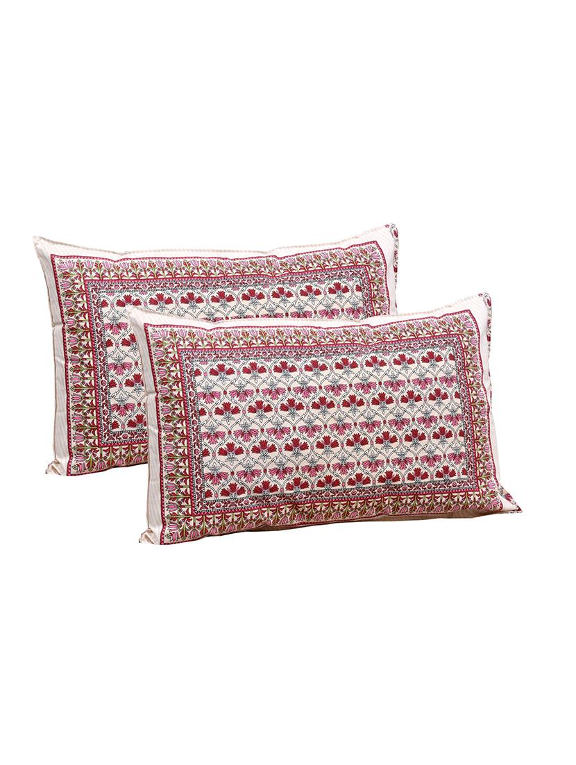 uniqchoice printed double bed sheet with 2 pillow cover - 18688528 - Standard Image - 1