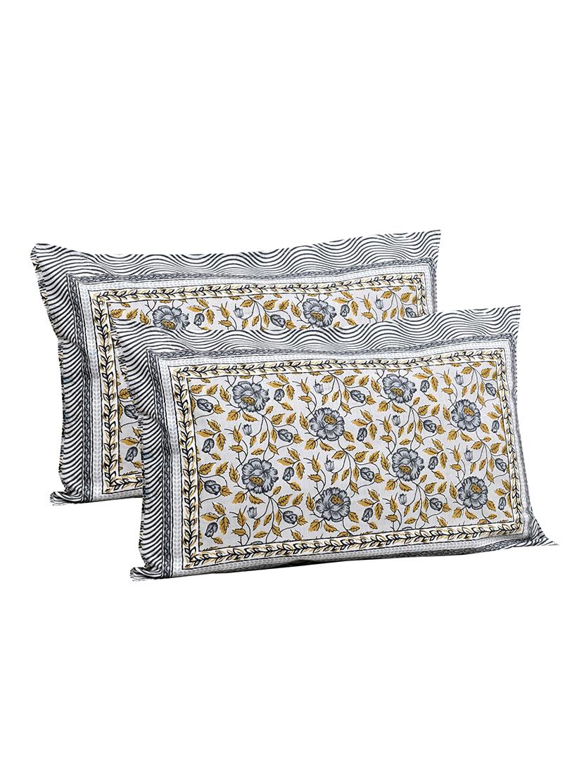 uniqchoice printed double bed sheet with 2 pillow cover - 18688537 - Standard Image - 1