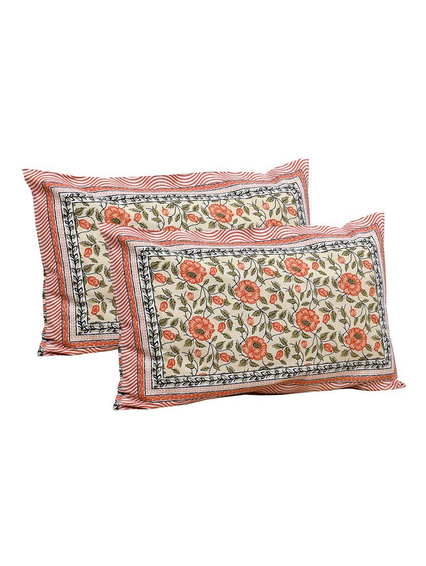 uniqchoice printed double bed sheet with 2 pillow cover - 18688538 -  Standard Image - 1