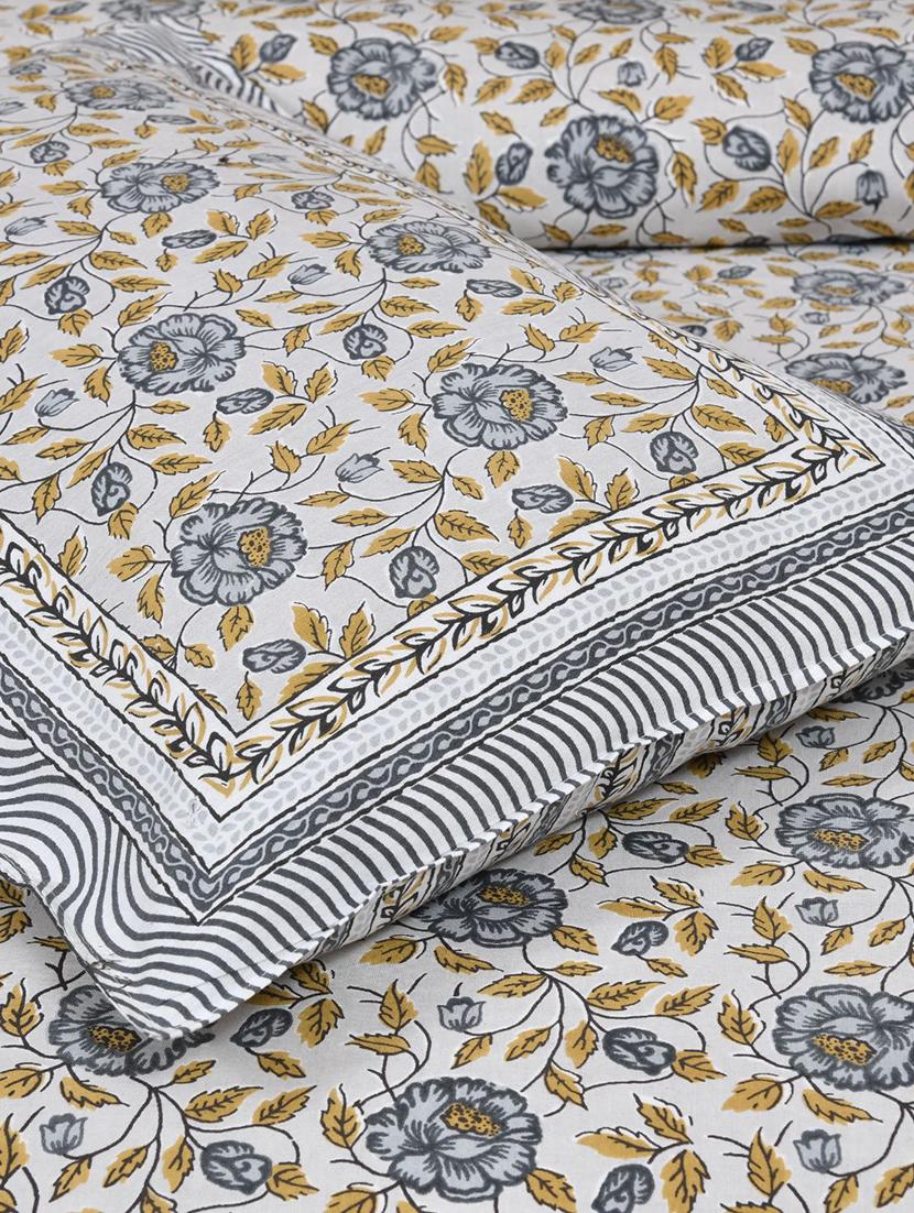 uniqchoice printed double bed sheet with 2 pillow cover - 18688538 - Standard Image - 4