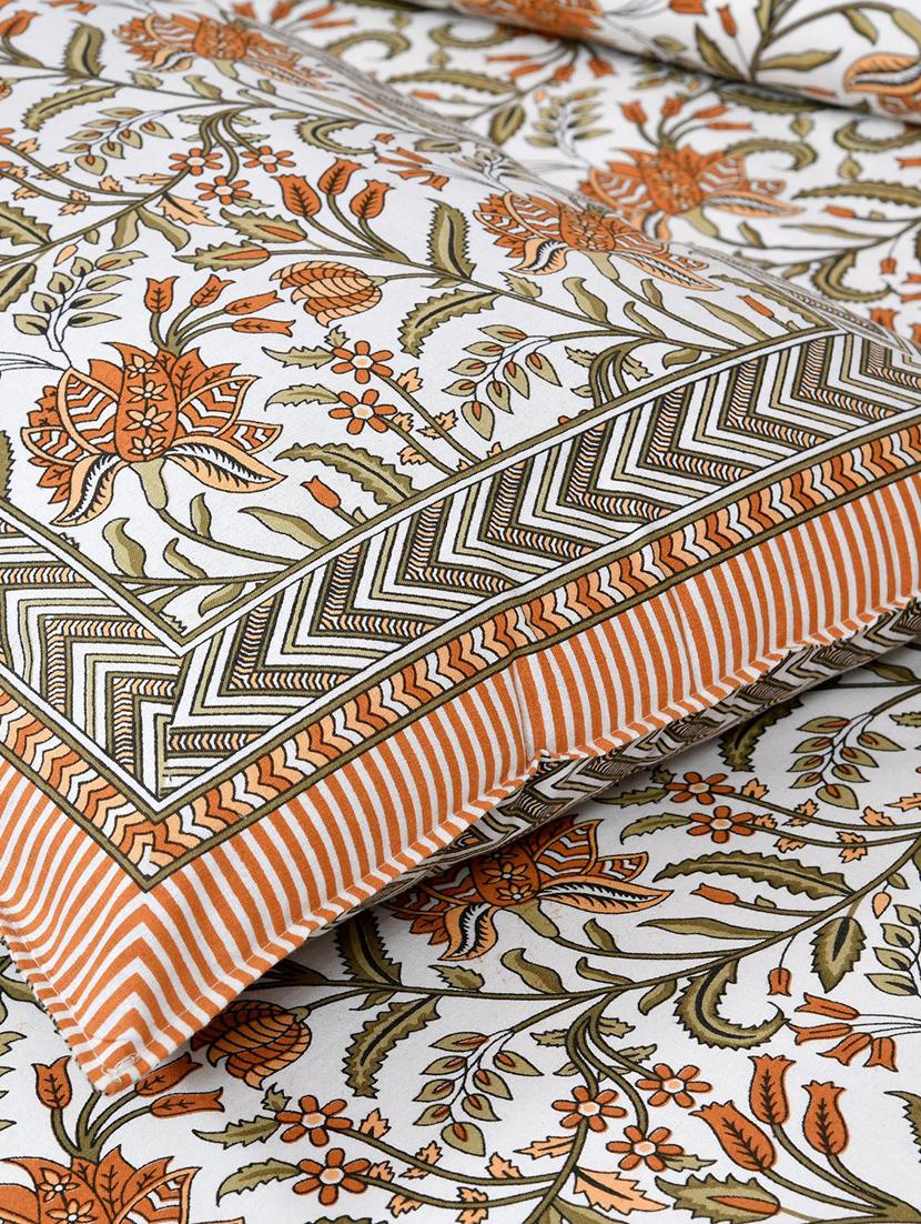 uniqchoice printed double bed sheet with 2 pillow cover - 18688541 - Standard Image - 4