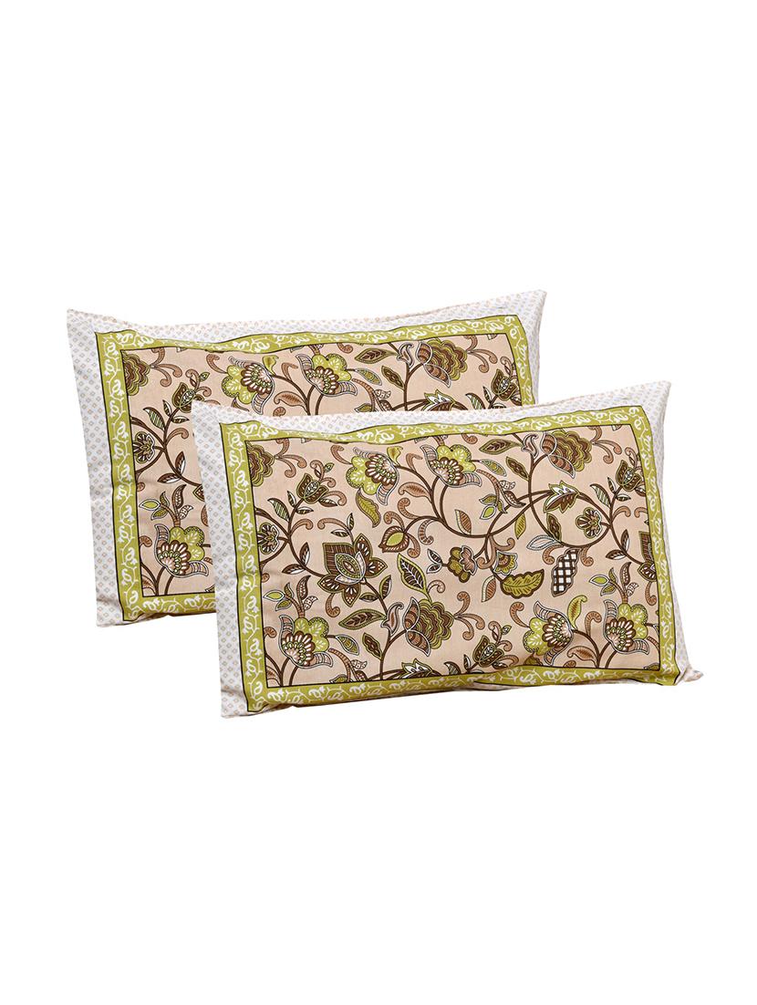 uniqchoice printed double bed sheet with 2 pillow cover - 18688543 -  Standard Image - 1