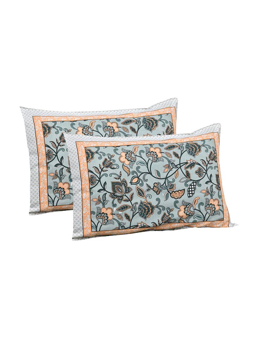 uniqchoice printed double bed sheet with 2 pillow cover - 18688545 - Standard Image - 1