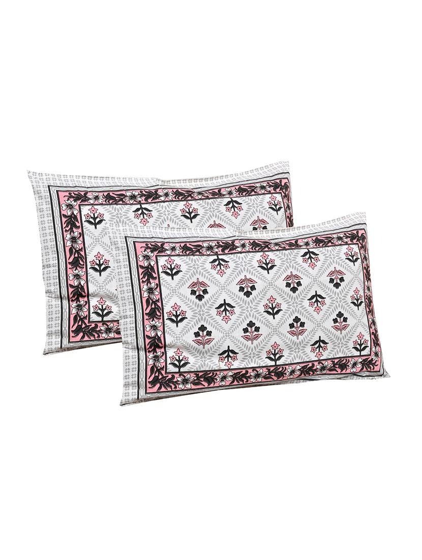 uniqchoice printed double bed sheet with 2 pillow cover - 18688549 - Standard Image - 1