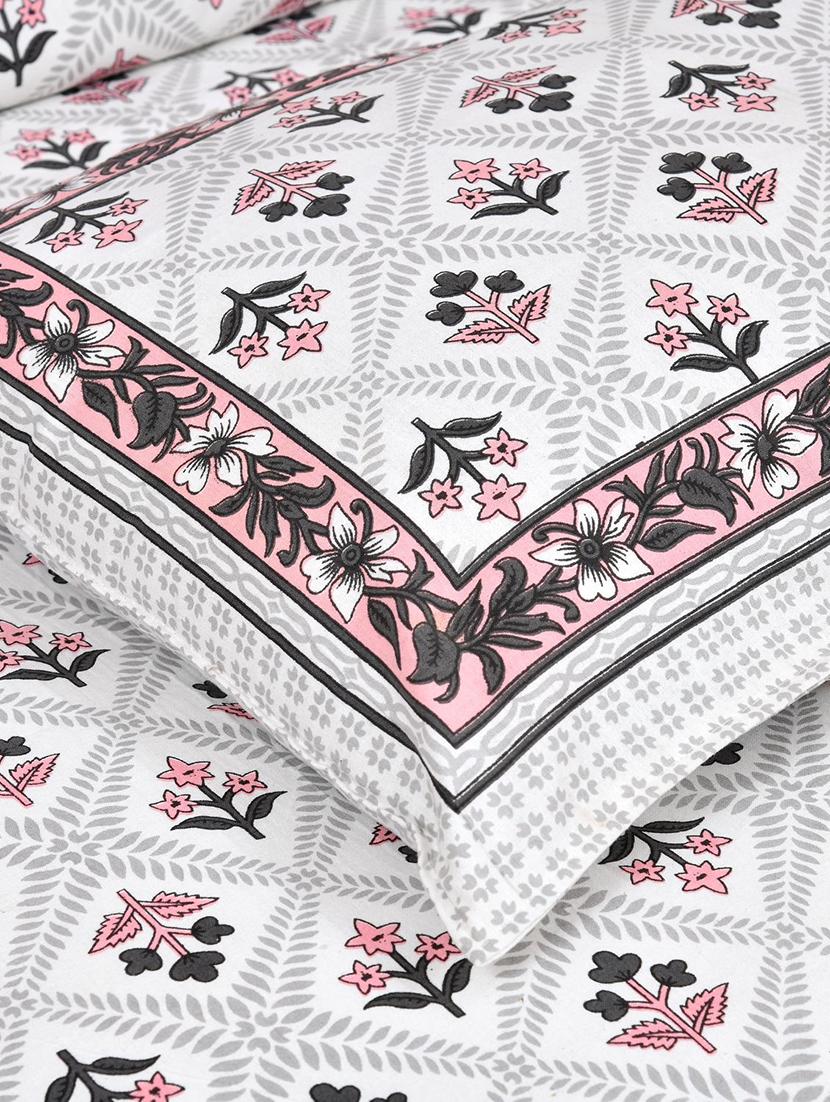 uniqchoice printed double bed sheet with 2 pillow cover - 18688549 - Standard Image - 4