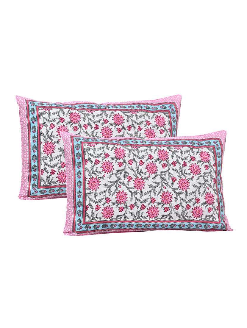uniqchoice printed double bed sheet with 2 pillow cover - 18688583 - Standard Image - 1
