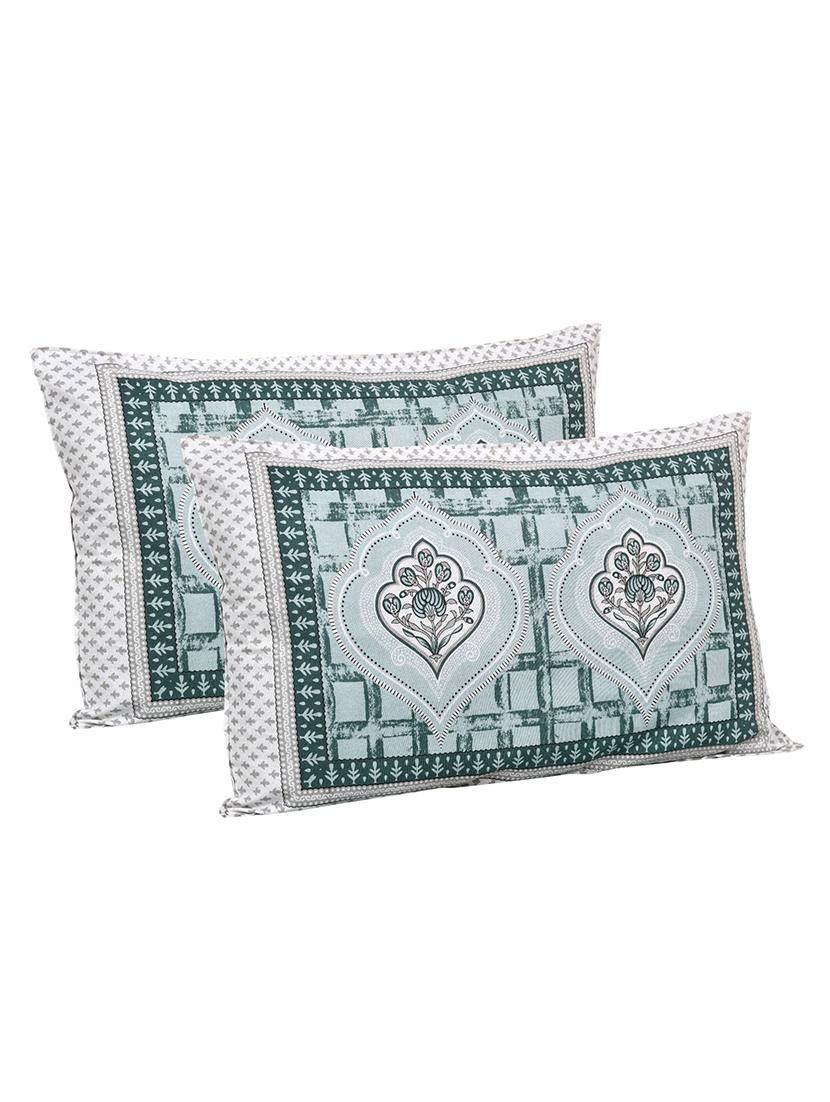 uniqchoice printed double bed sheet with 2 pillow cover - 18688613 - Standard Image - 1