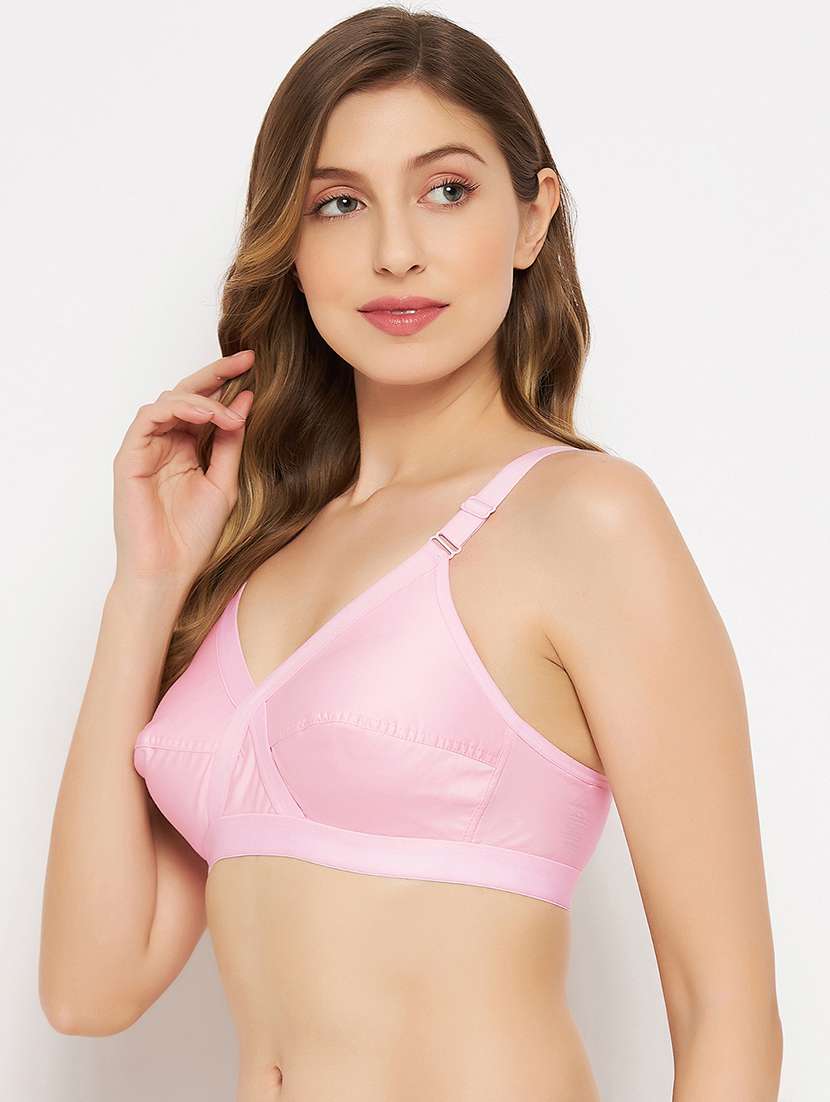 pink solid regular bra - 18688676 -  Standard Image - 1