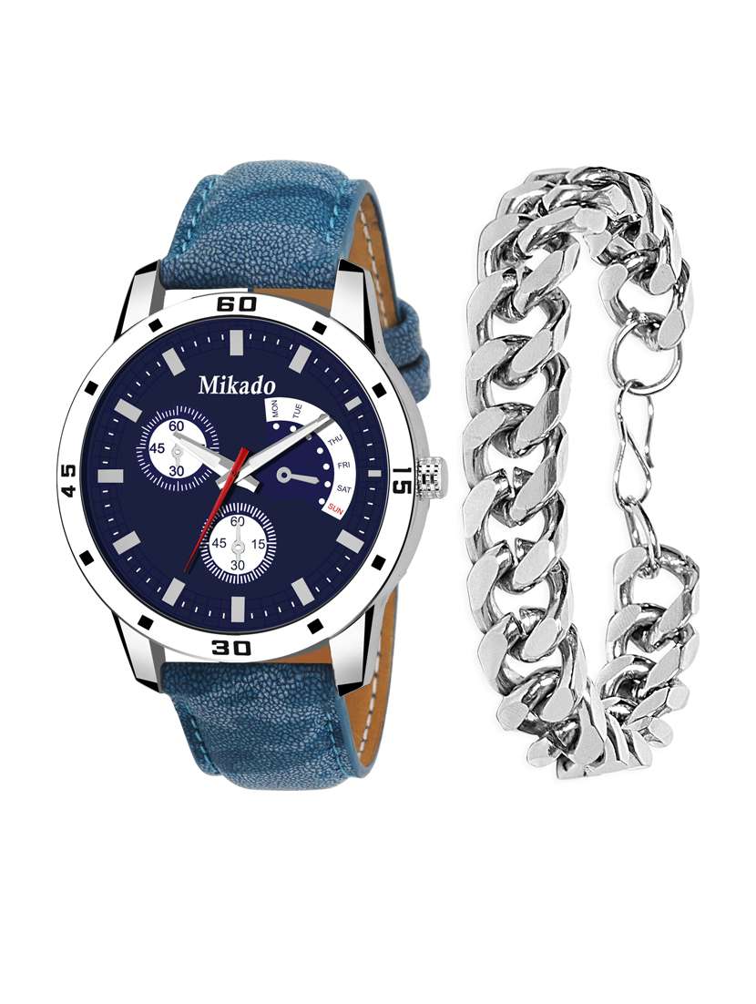 men's analog watch combo
