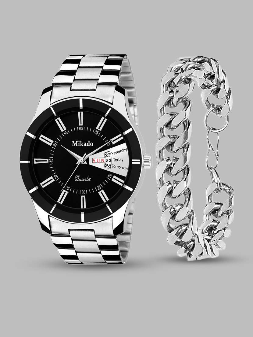 men's analog watch combo