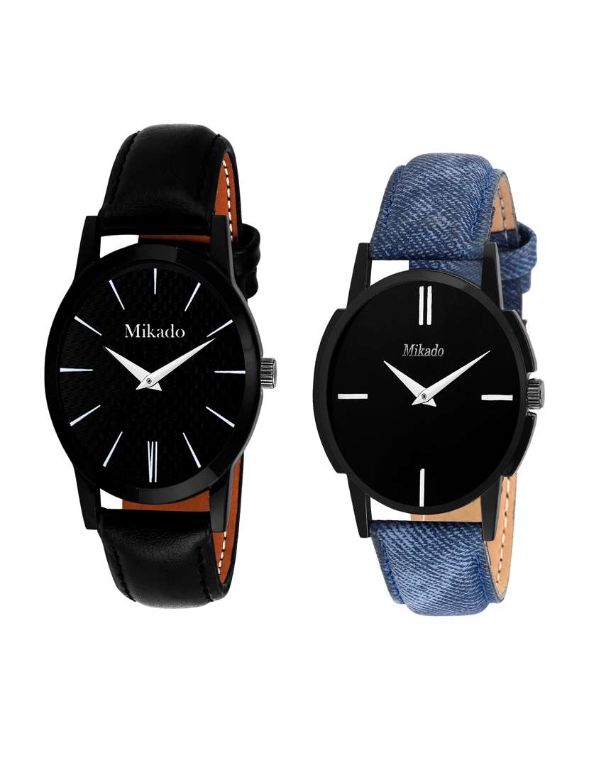 men's analog watch combo