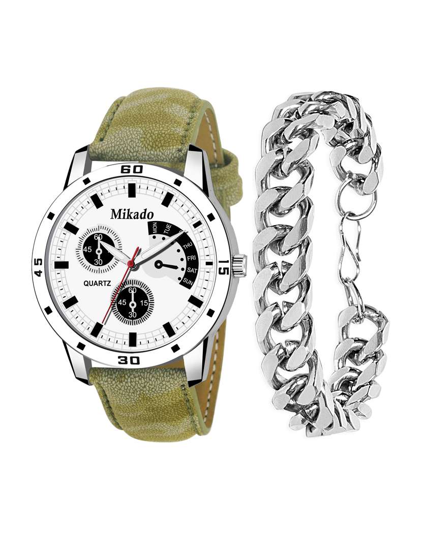 men's analog watch combo