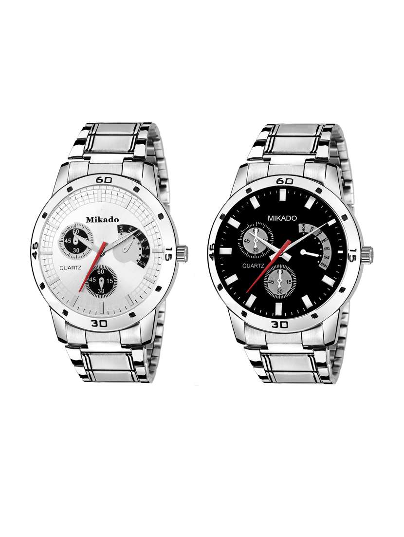men's analog watch combo