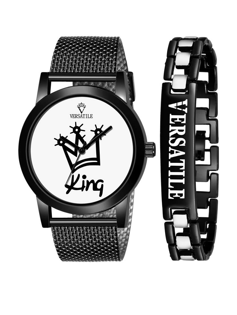 men's analog watch combo