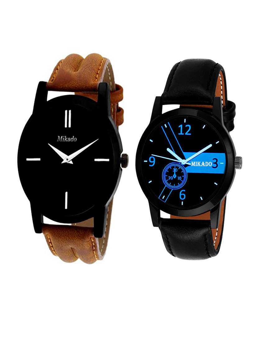 men's analog watch combo