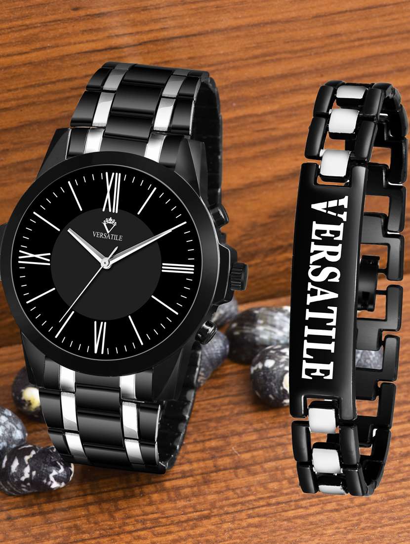 men's analog watch combo