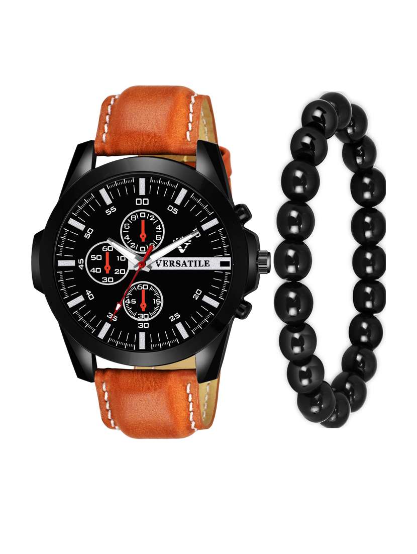 men's analog watch combo