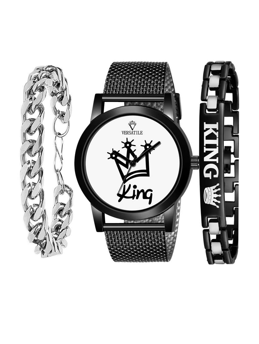 men's analog watch combo