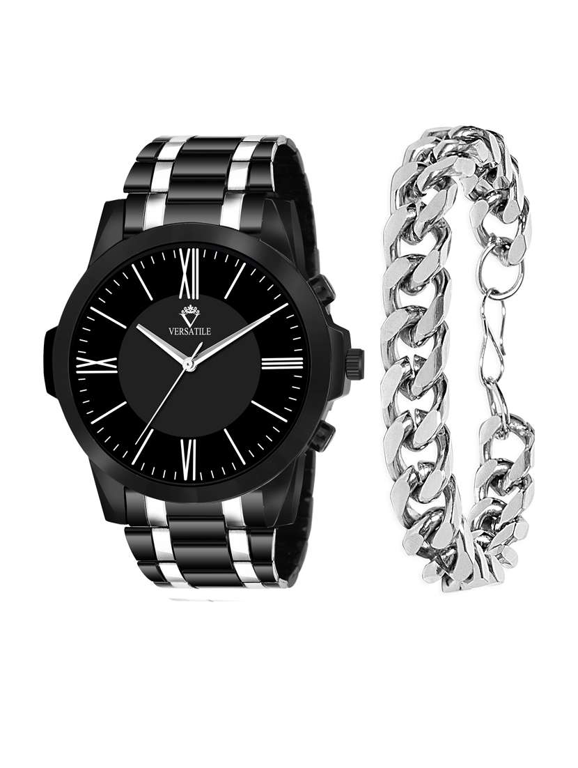men's analog watch combo