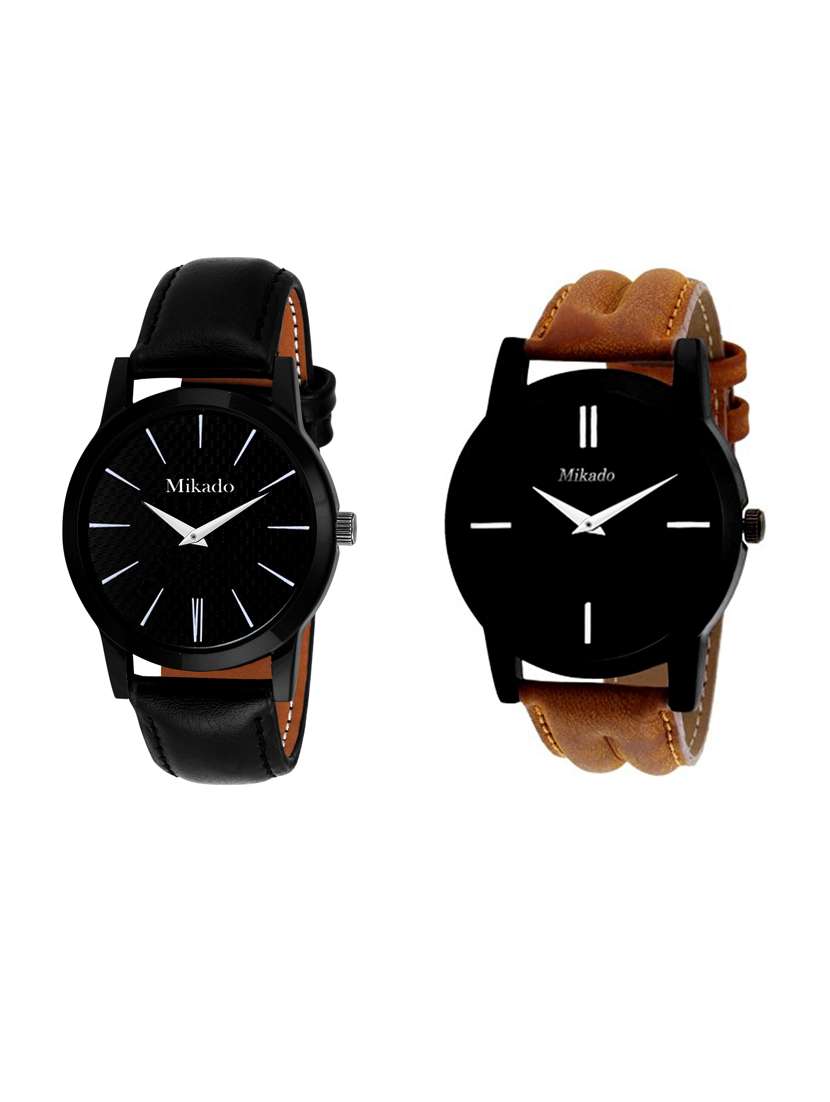 men's analog watch combo