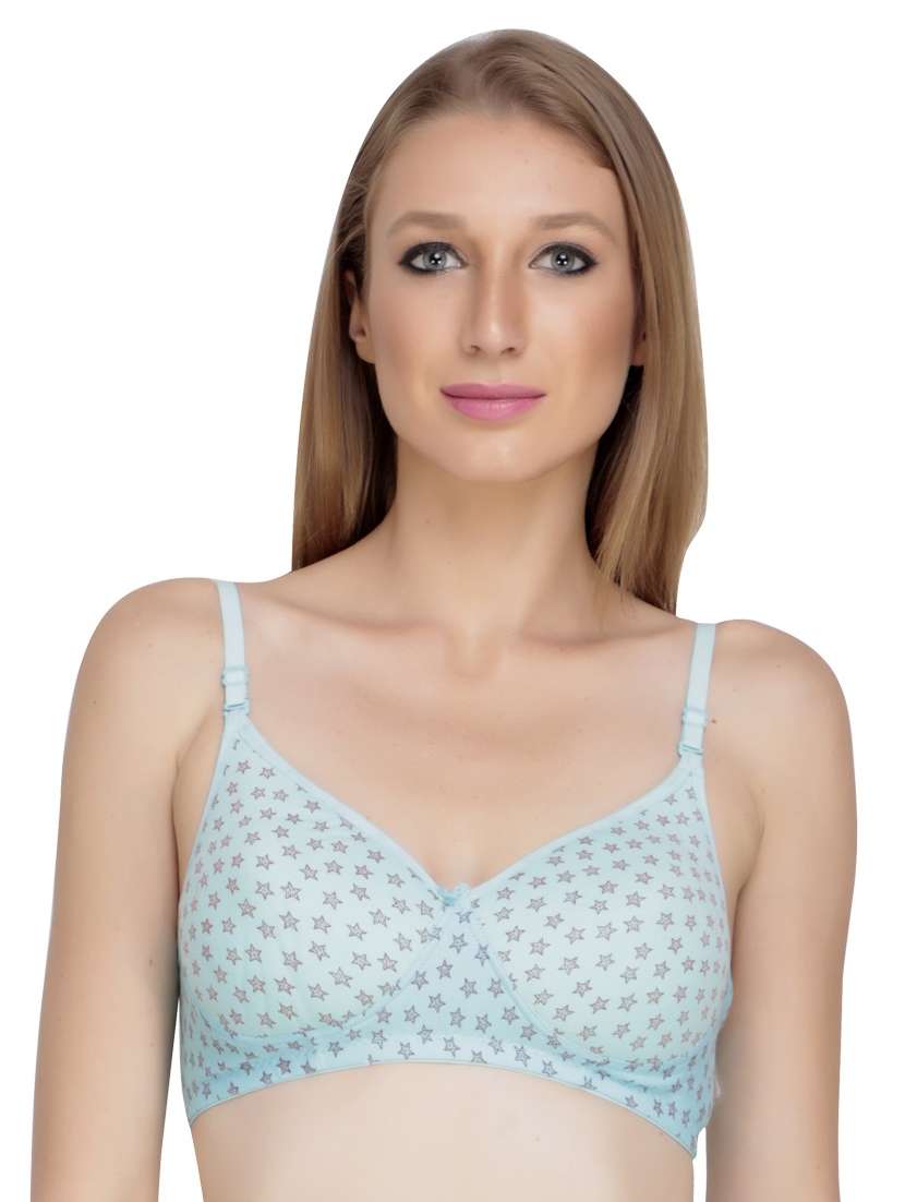 lightly padded printed t-shirt bra 