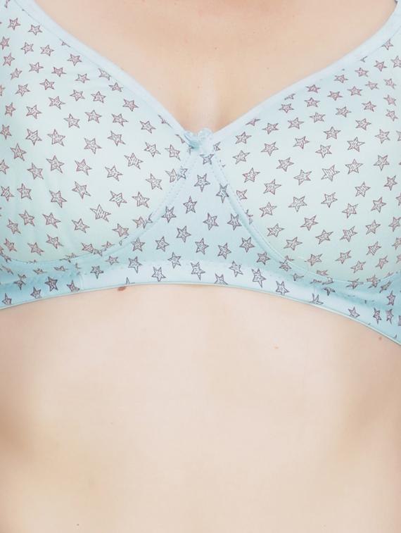 lightly padded printed t-shirt bra - 18691493 - Standard Image - 4