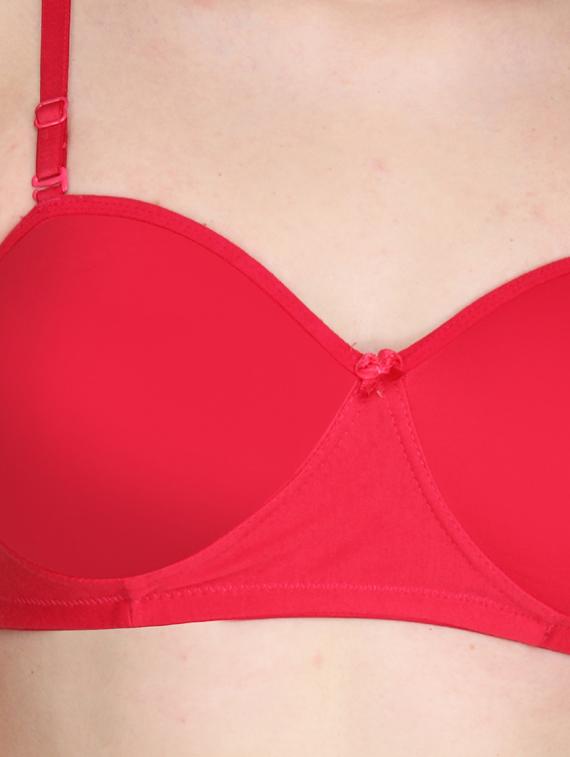pink solid t-shirt bra - 18691524 - Standard Image - 4