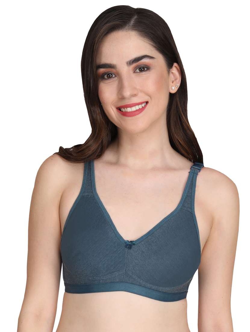 pack of 3 solid multi colored minimizer bra - 18691540 -  Standard Image - 1