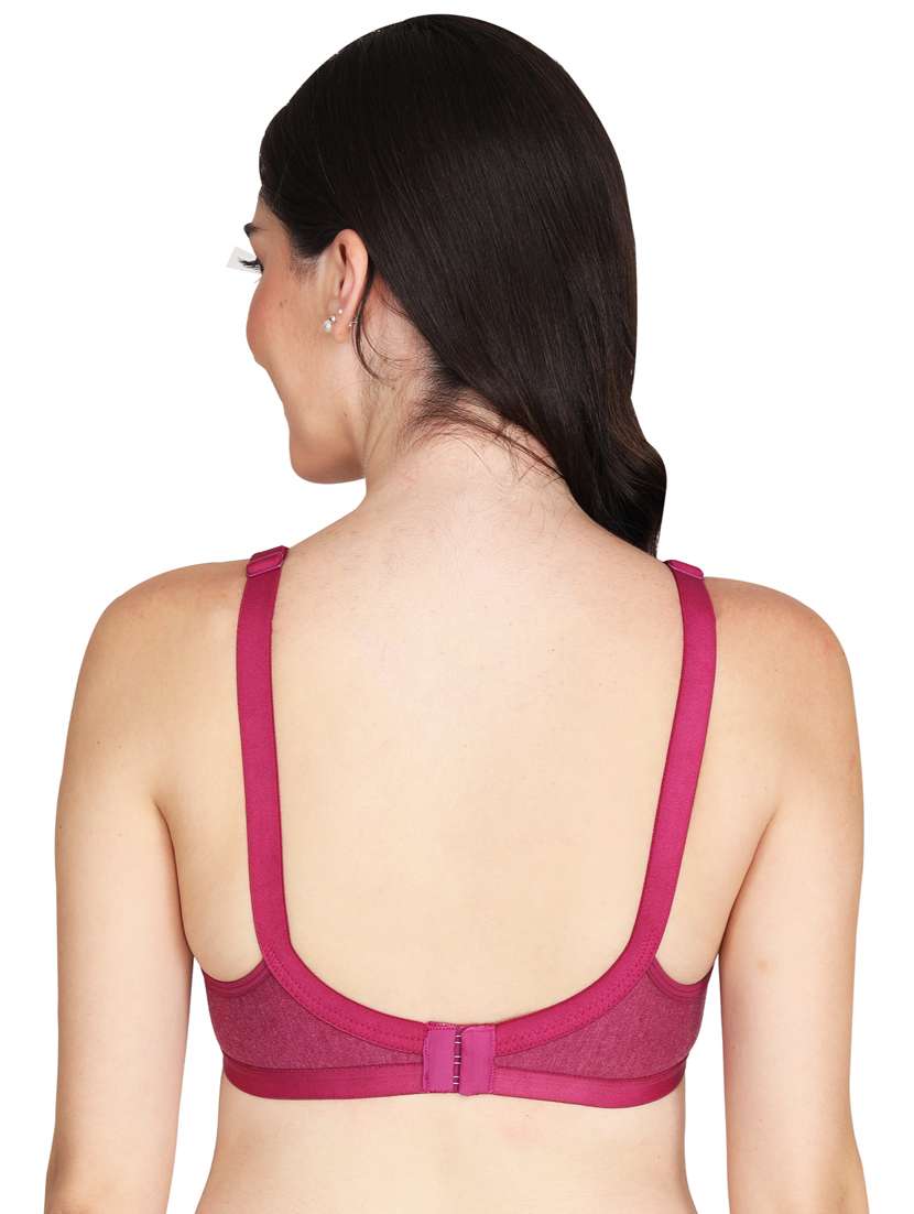 pack of 3 solid multi colored minimizer bra - 18691540 -  Standard Image - 6