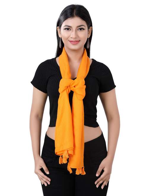 orange polyester scarf - 18691556 -  Standard Image - 0