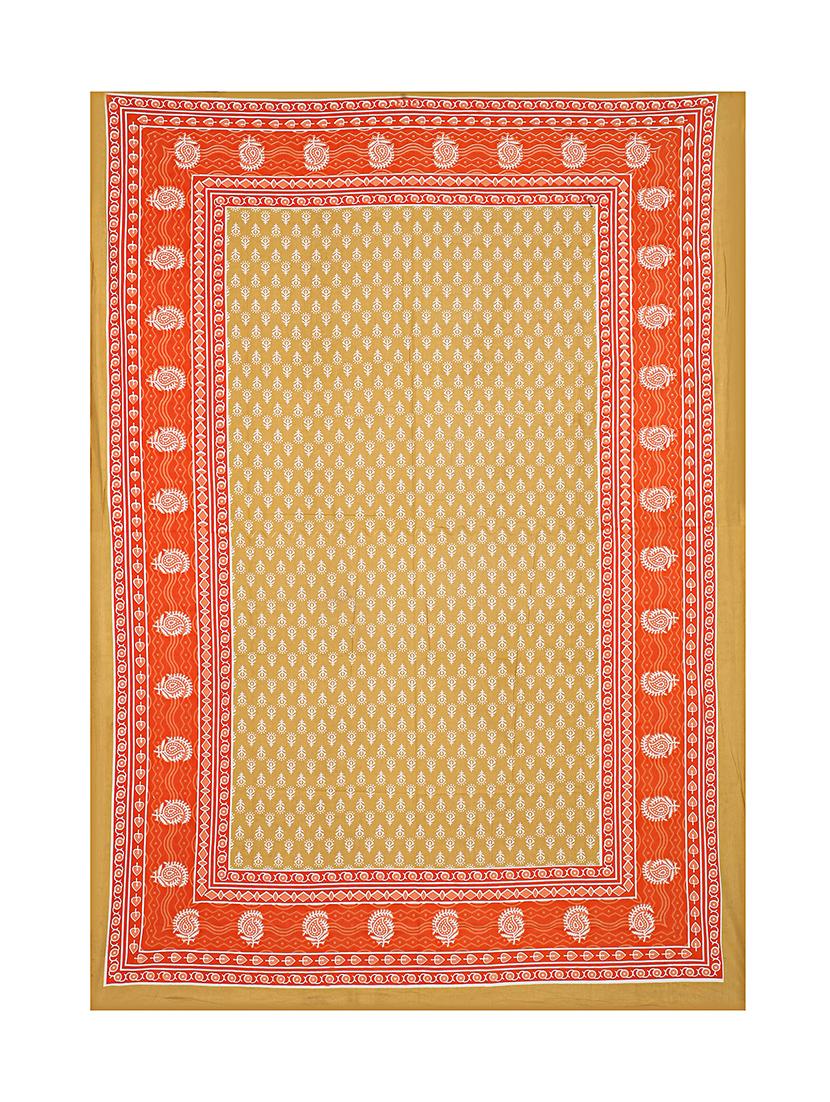 uniqchoice printed double bed sheet with 2 pillow cover - 18691711 -  Standard Image - 1