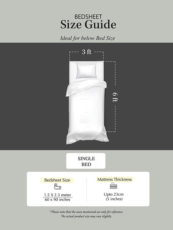 uniqchoice printed double bedsheet with 2 pillow cover - 18691733 - Standard Image - 4