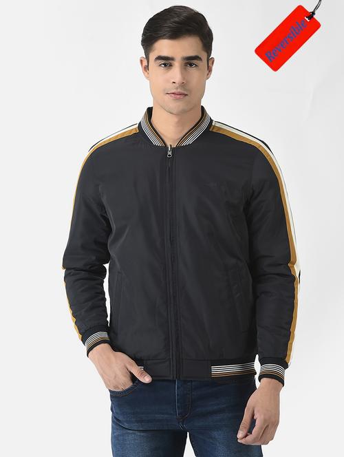 reversible zip up casual jacket - 18692155 - Standard Image - 0