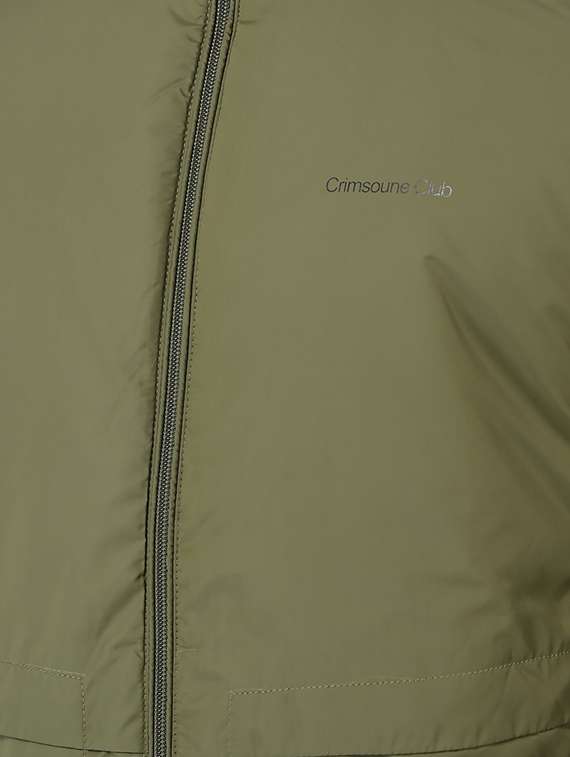 zip up solid casual jacket - 18692156 - Standard Image - 4