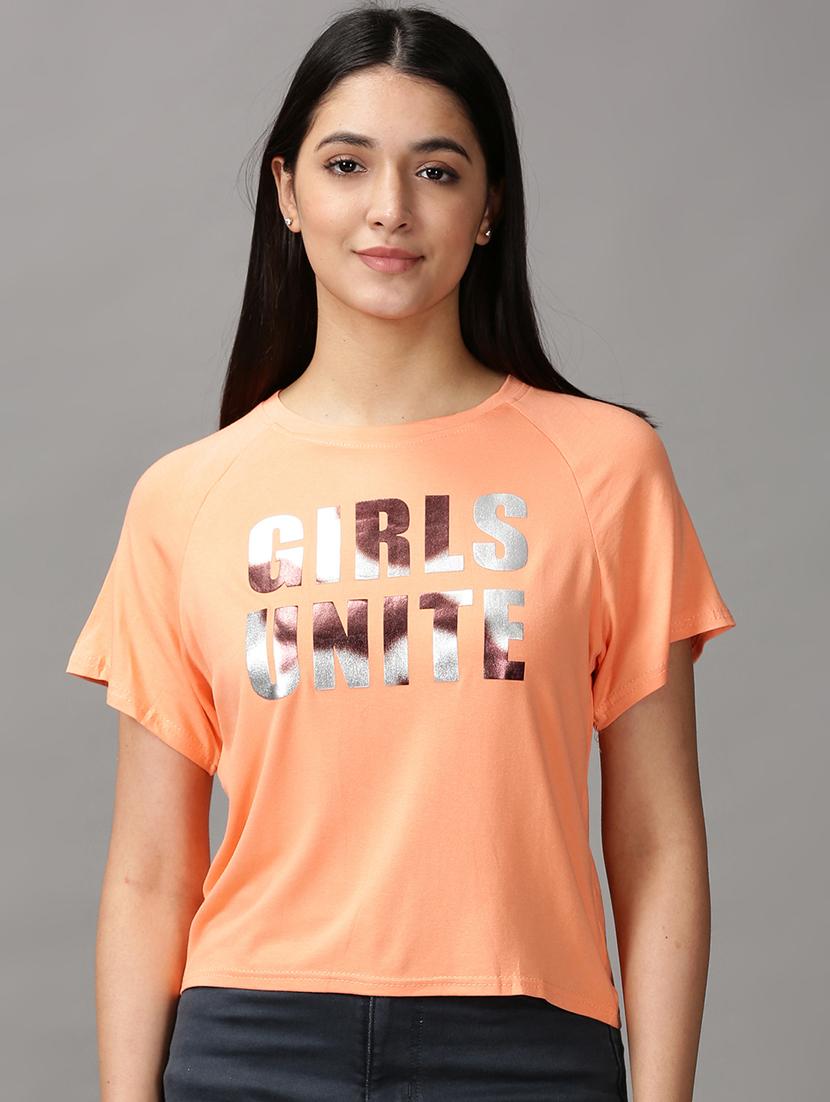 women's straight round neck top - 18692255 - Zoom Image - 0