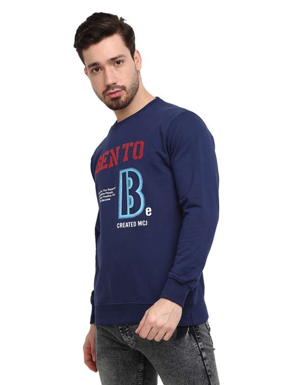 mens front print sweatshirt - 18692302 -  Standard Image - 1