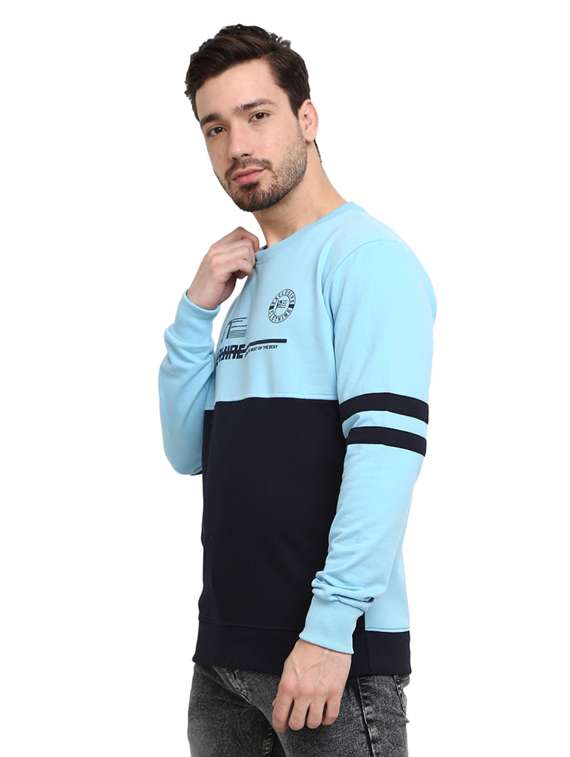 mens color block sweatshirt - 18692331 -  Standard Image - 1