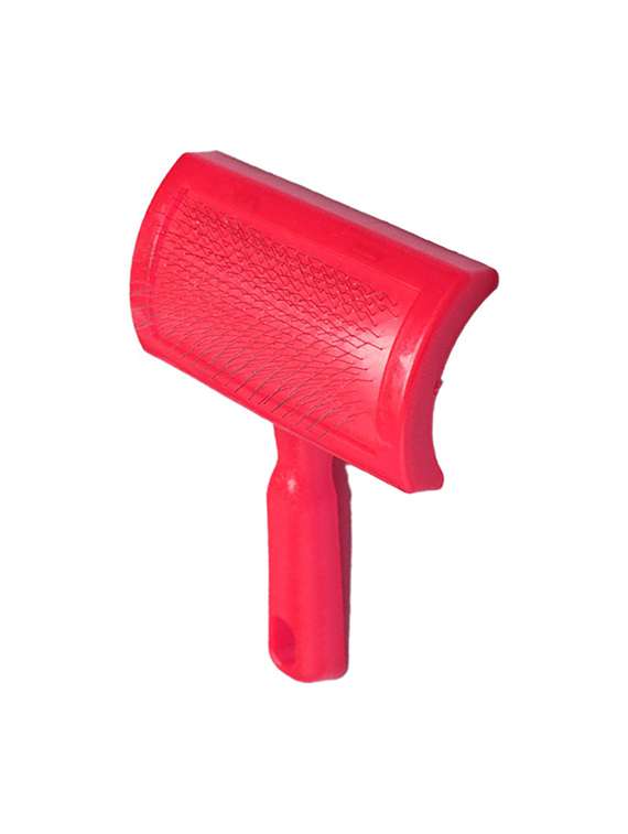 multi colored plastic pet comb brush - 18696944 -  Standard Image - 1