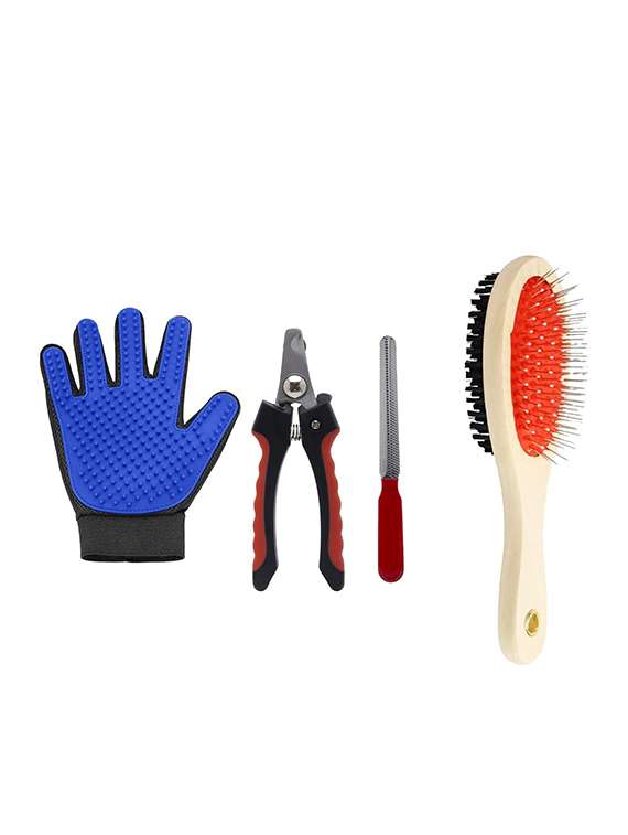 multi colored plastic pet comb brush - 18696997 -  Standard Image - 4