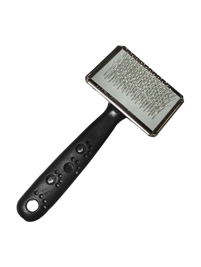 black plastic pet comb brush - 18697045 - Standard Image - 1