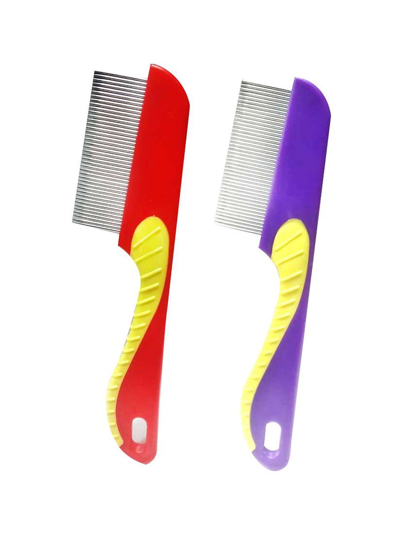 red stainless steel pet comb brush - 18697083 -  Standard Image - 1
